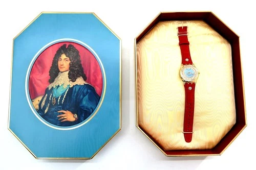NEW Swatch Watch ROI SOLEIL GZ127 Boxed Set 1993 King Louis XIV Limited Edition