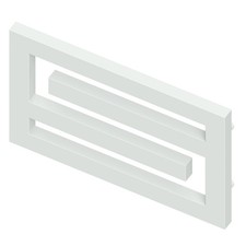 Meander Premium de Lux Design Heizkörper Raumheizkörper Weiß matt ME 35