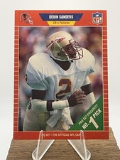 1989 NFL Pro Set Deion Sanders Rookie Card #486 Atlanta Falcons