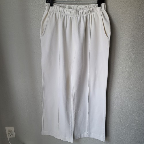 Big Bud Press Many Colors Pintuck Wide Leg Pants Size Large Color Off White