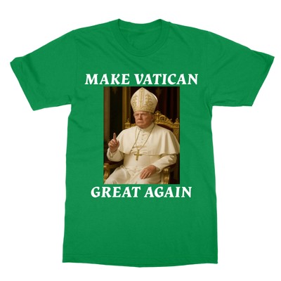 Make Vatican Great Again - Trump as Pope Funny Unisex T-Shirt