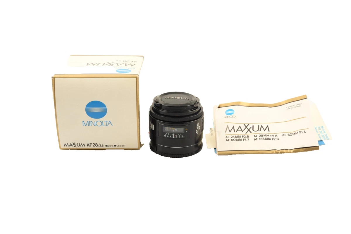 Minolta 28mm Focal Camera Lenses for sale | eBay