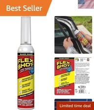 Quick-Curing 8oz Black Rubber Sealant - Waterproof & Versatile Bonding Solution