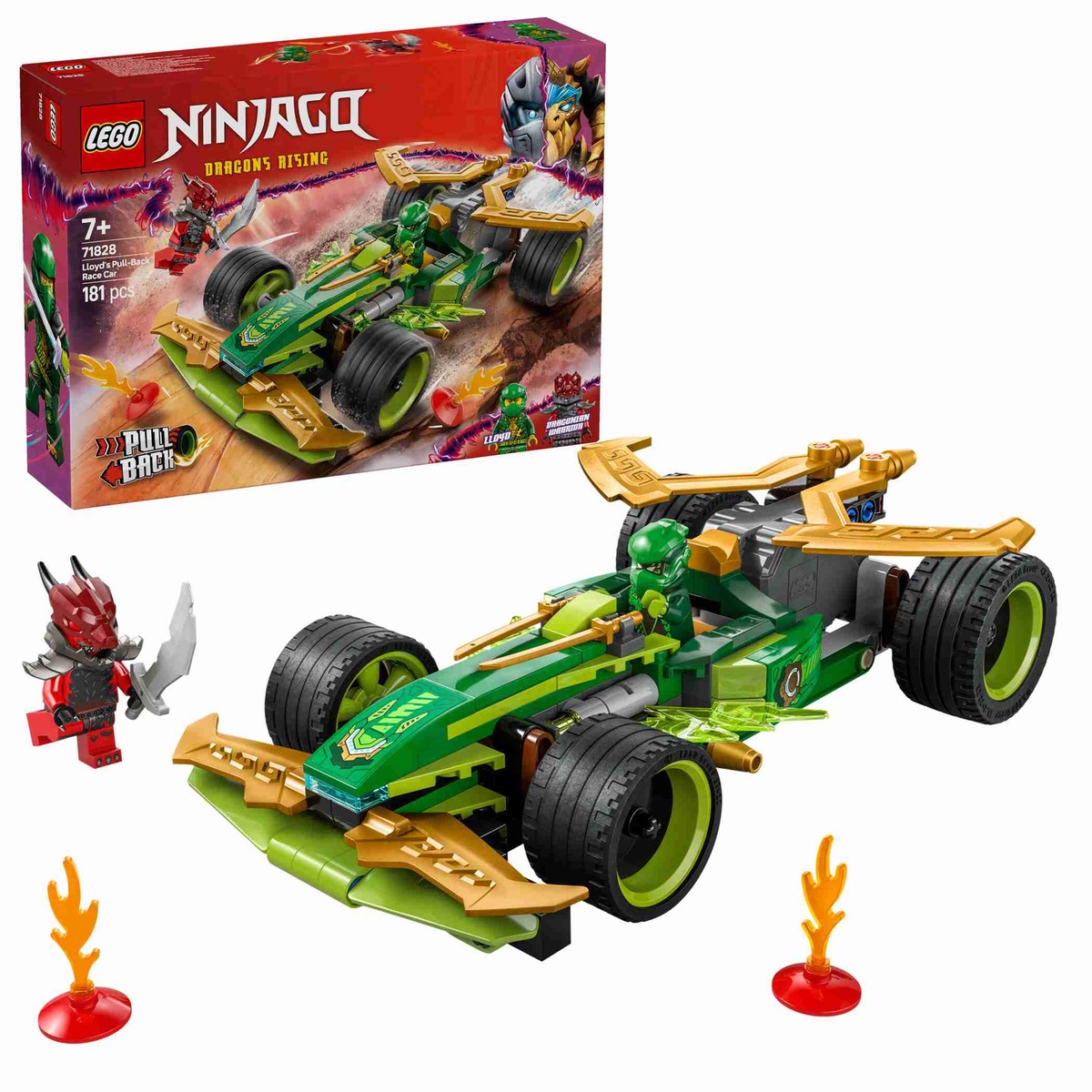 LEGO 71828 NINJAGO Lloyds Actionflitzer, 2 Minifiguren