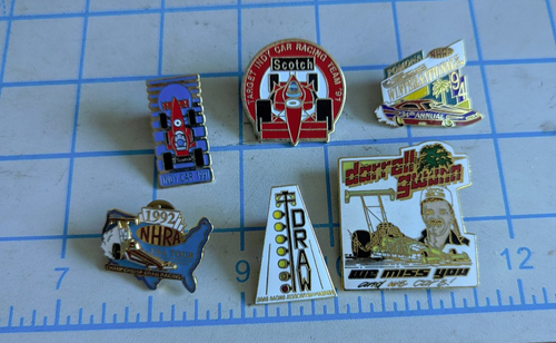 NHRA Drag Racing Hat Pins- 6 Total Pins 2 Indy car pin | eBay
