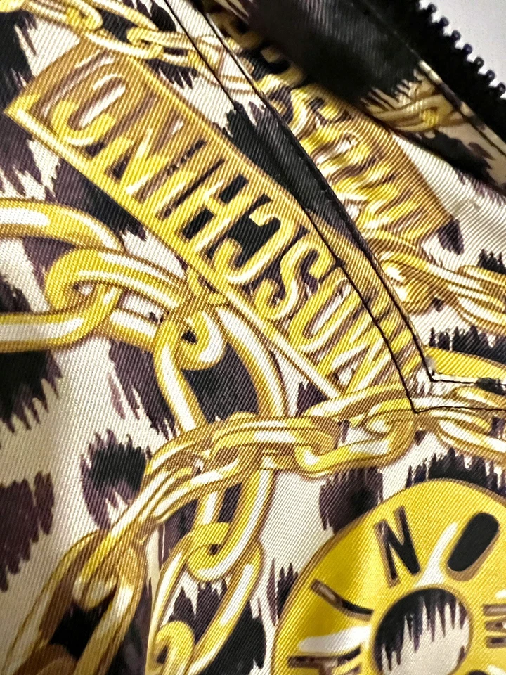 Золотая цепочка с логотипом MOSCHINO & H&M НЕГАБАРИТНАЯ!! куртка мужская или унисекс - Изображение 3 из 4