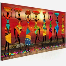 African Women Abstract Canvas Print Painting Poster Home Wall Art Unframed Decor