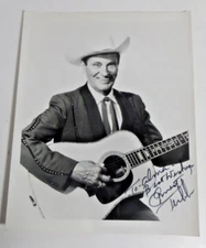 Ernest Tubbs signed photo