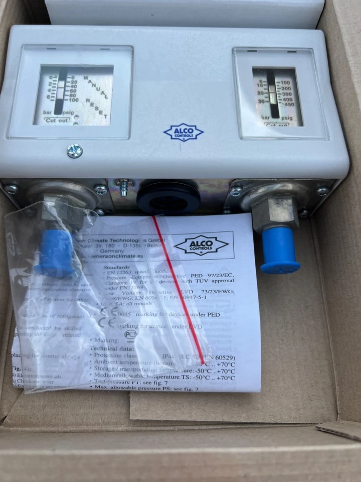 Emerson ,Alco Controls PS2-R7A , PCN 4351300 Dual pressure Control - Image 3 of 4