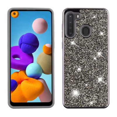 For Samsung Galaxy A21 - Diamond ShockProof Dual Layer Rugged