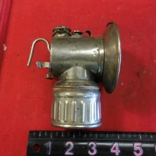 Miner's Nickel-Plated Justrite Carbide Lamp--WALKER COUNTY.ALA