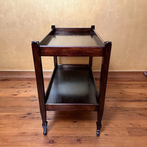 Vintage Wooden Drinks Table - Picture 2 of 3