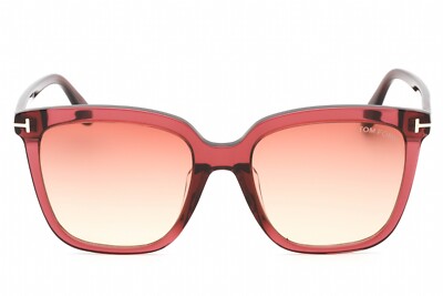TOM FORD FT0958-D 69T Sunglasses Bordeaux Frame Gradient  display picture 3
