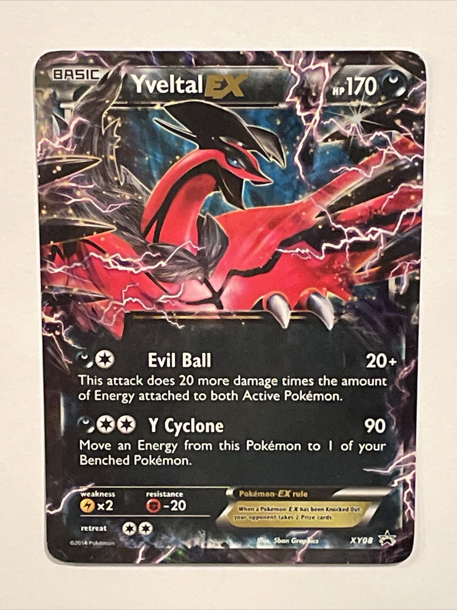 YVELTAL EX - XY08 - Black Star Promo - HOLO - ULTRA RARE - Pokemon