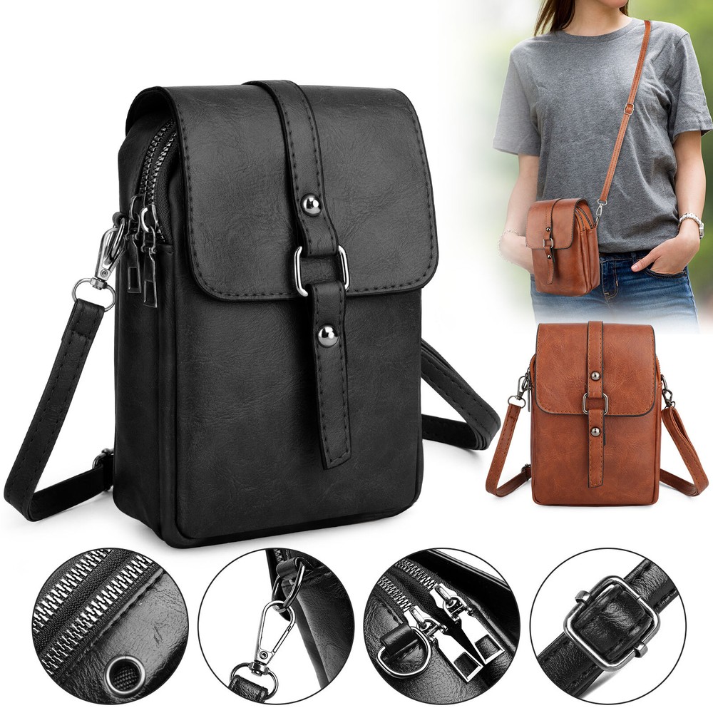 Vintage Crossbody Small Messenger Shoulder Phone Bag Cash Purse Handbag Wallet