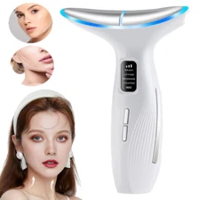 Face and Neck Massager 3 Colors EMS Beauty Device Lifting Tighten Facial Massage