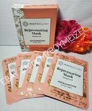 Lot of 5 MINTBIOLOGY Rejuvenating Masks Box of 5 Serum Infused Sheet Masks NIB