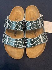Birkenstock Unisex Arizona Blue Green Sandals New With TAG