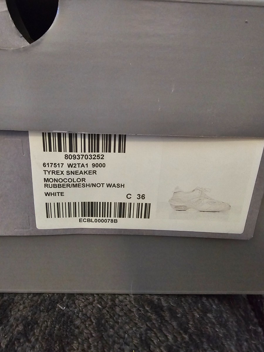 Size 5.5 - Balenciaga Tyrex Low White W for sale online | eBay Size 5.5 - Balenciaga Tyrex Low White W for sale online | eBay