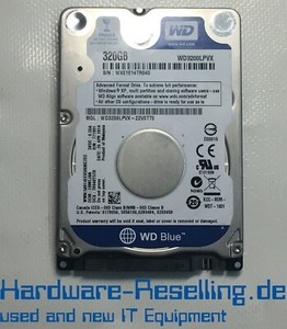 Western Digital 320GB HDD 2,5" SATA 5,4K 8MB cache WD3200LPVX 22V0TT0 771931
