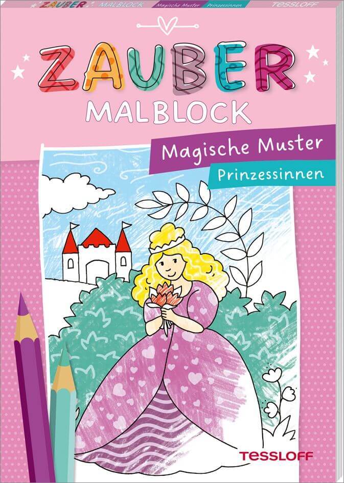 Thumbnail - Zaubermalblock. Magische Muster. Prinzessinnen