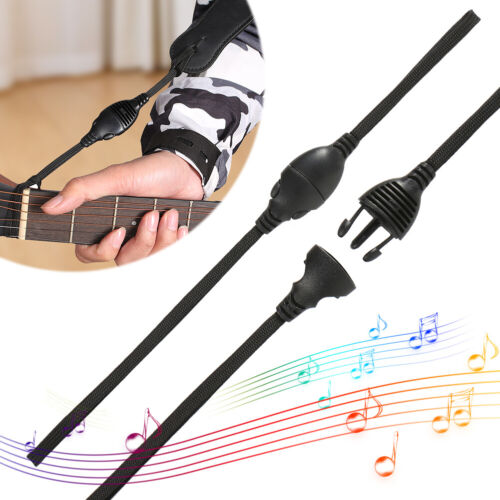 Guitar Strap Locks Quickly & Safely Attaches Straps To Headstock ABS Plastic - Picture 4 of 9