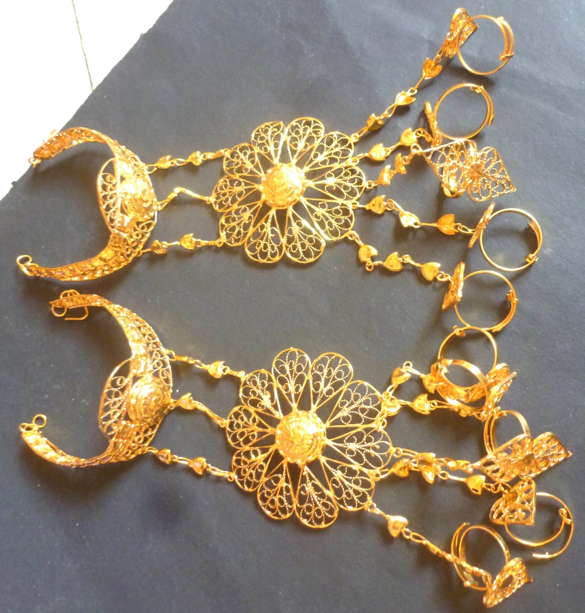 Gold panja design deals