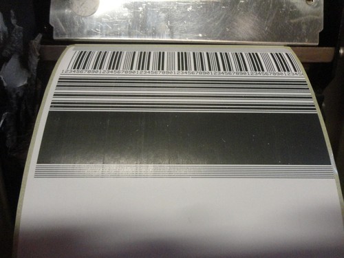 Zebra 110Xi4 Thermal Printer 200DPI Thermo Transfer Drucker USB LAN * REWINDER - Afbeelding 6 van 8