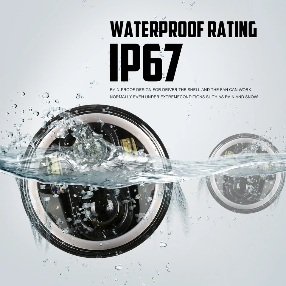 Faro LED alto/bajo DRL señal de giro para moto Honda Shadow Spirit 750 5,75" Foto 4 de 4