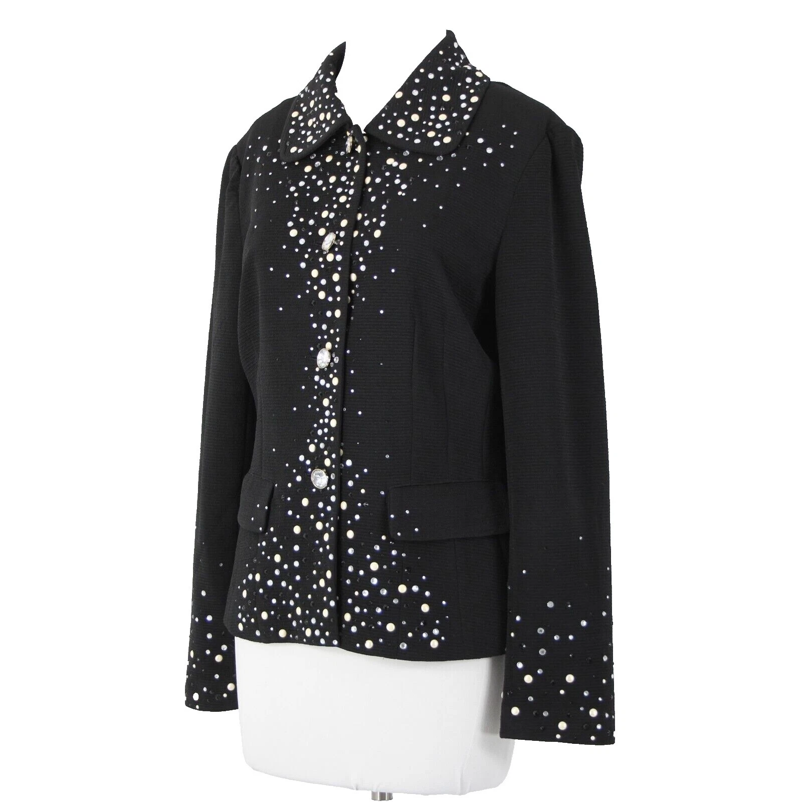 Черные повседневные пальто, куртки и жилеты для женщин Joan Rivers