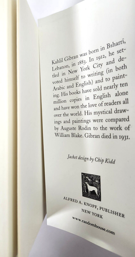 The Prophet by Kahlil Gibran (2000, HC) The Kahlil Gibran Pocket Library - Imagen 5 de 10