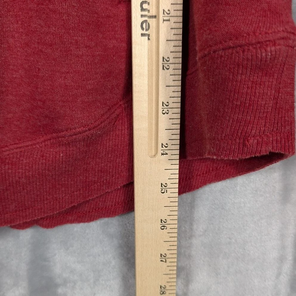 VETEMENTS Razorbacks Felpa con Cappuccio Donna Media Felpa Pullover Arkansas Hogs Rosso Sport