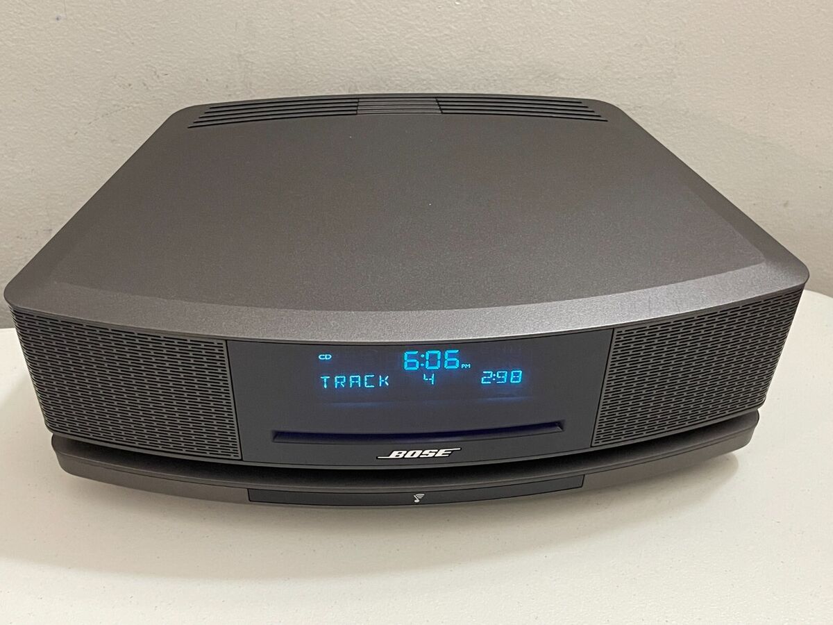 Bose Wave SoundTouch Music System IV Audio CD FM/AM Radio Wi-Fi Bluetooth  Black.