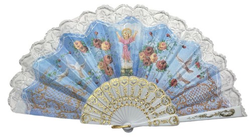 Abanicos de Mano Abanico de Mano con Virgen del Carmen Nueva Religión y Espiritualidad - Imagen 14 de 19