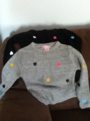 Two Little Girl sweaters size 5/6