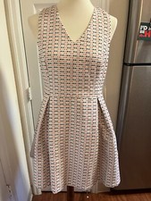 New Forever 21 Dress Large "Double Zero" Woven Dress Patterned