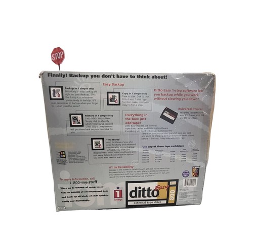 Iomega Ditto Easy 800 mb External Tape Parallel Backup - Photo 2/7