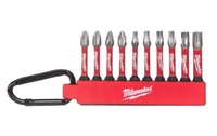Milwaukee Shockwave Bitset Bitsatz Karabiner 10Tlg T15 T20 T25 T30 T40 PH2 PZ2