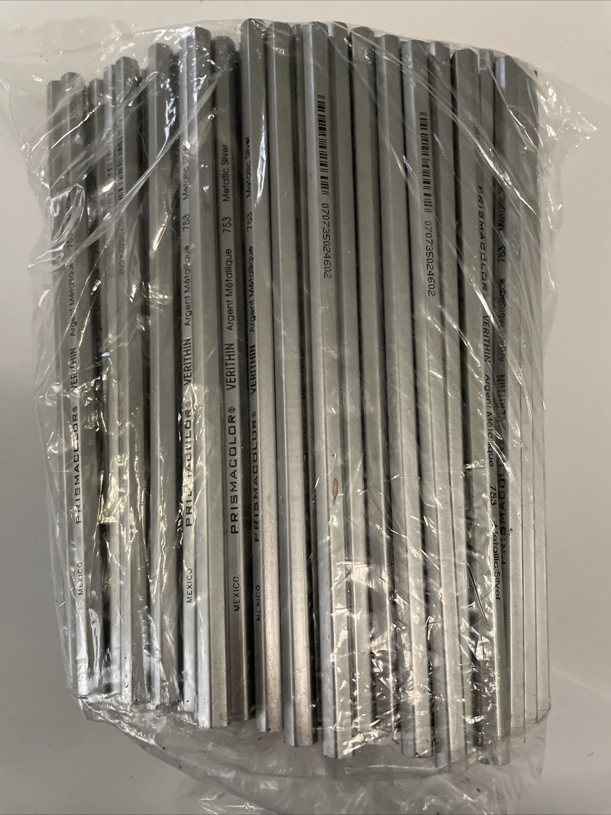 119 Prismacolor Verithin Colored Pencils Metallic Silver  02460