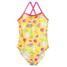 NWT Gymboree Girls Fruits Swimsuit 1 pc Sz 5/6 7/8 10/12,14 UPF 50 
