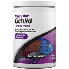 Seachem NutriDiet Cichlid Flakes 100 grams Color Enhancing Cichlid Fish Food