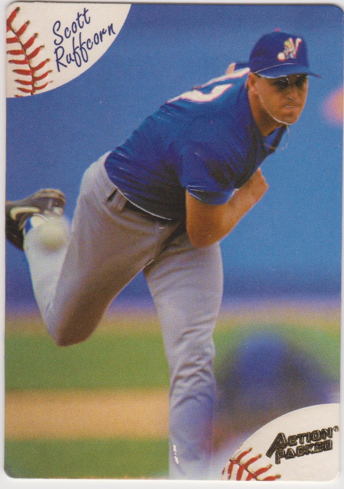 1994 Action Packed Minors Scott Ruffcorn Nashville Sounds #20 Baseball Card