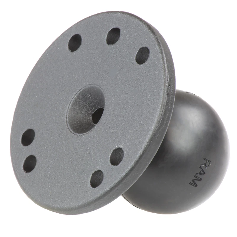 RAM Mount Aluminum 2.5 Diameter Round Base with 1.5 C-Ball