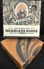 Dr. Squatch Limited Edition HEADLESS RINSE Natural Soap Bar