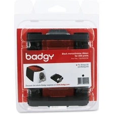 Genuine Evolis Badgy100 / Badgy200 Monochrome Black Ribbon - CBGR0500K - New