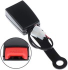 Front Seat Belt Buckle Safety Padding Socket W/ Plug Connector Warning Cable