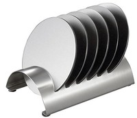 Visol Products Julian Stainless Steel Round Coaster Set With Holder, Chrome, on sale Visol Products Julian Stainless Steel Round Coaster Set With Holder, Chrome, on sale