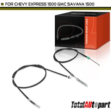 2x Parking Brake Cable for Chevy Express 1500 2500 3500 GMC Rear Left & Right