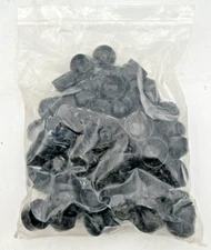 (100) SEMCO P-PLUNGER PLUNGERS 220252 BLACK PLASTIC