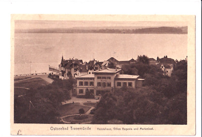 alte Ansichtskarte AK  Blick auf Ostseebad Travemünde, Hansahaus Villen Augusta